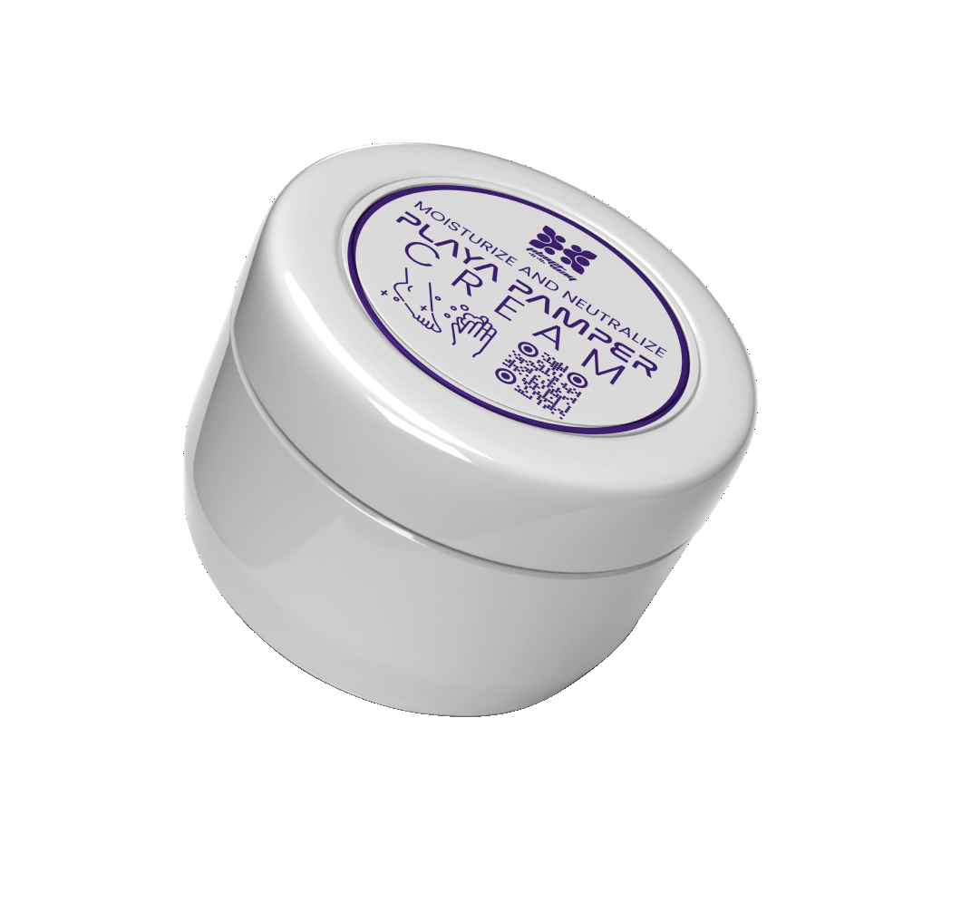 Playa Pamper cream jar
